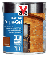 FLAT. ACQUA GEL X LEGNO NOCE SCU. LT. 2,5