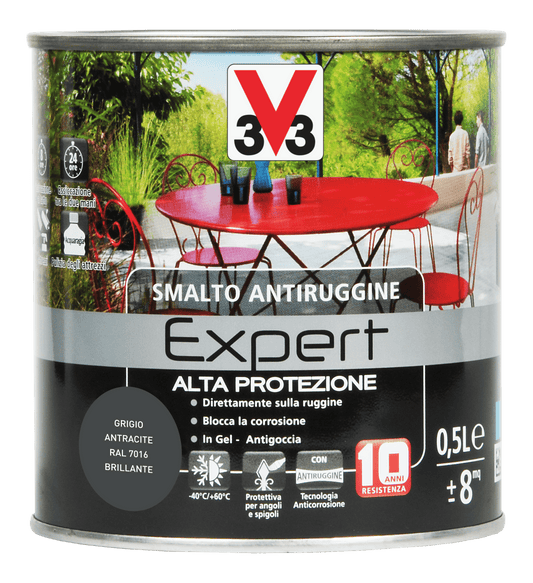 SMALTO ANTIRUGGINE EXP. GRIGIO ANTR. ML.500