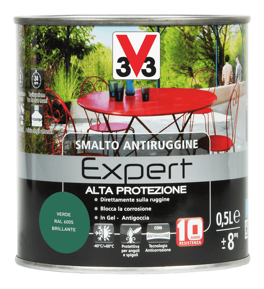 SMALTO ANTIRUGGINE EXP. VERDE ML.500