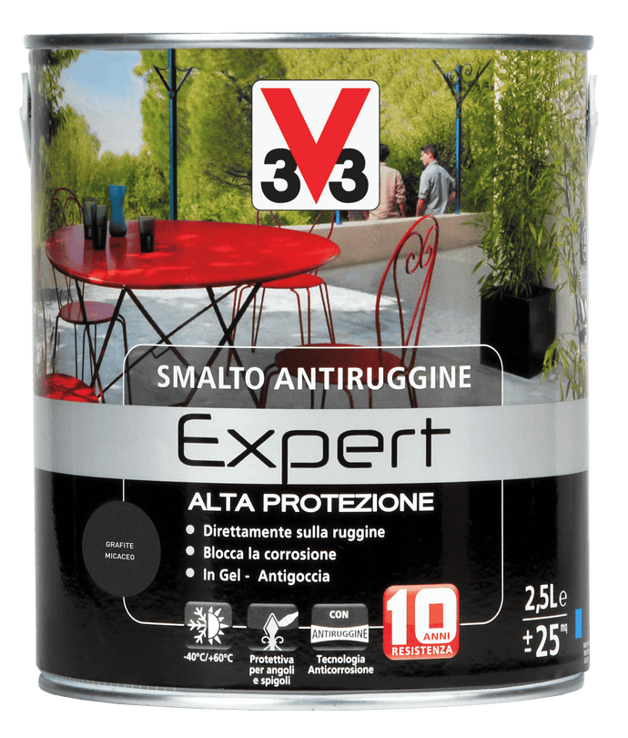 SMALTO ANTIRUGGINE EXP GRAFITE MIC. LT.2,5