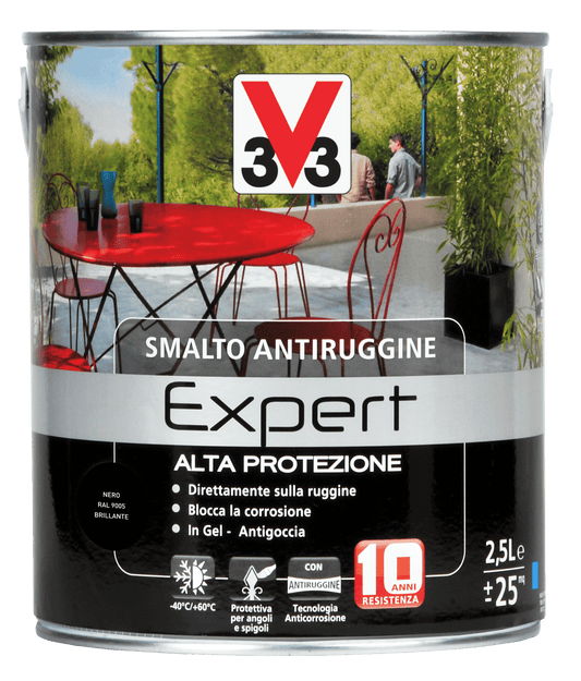 SMALTO ANTIRUGGINE EXP NERO LT.2,5