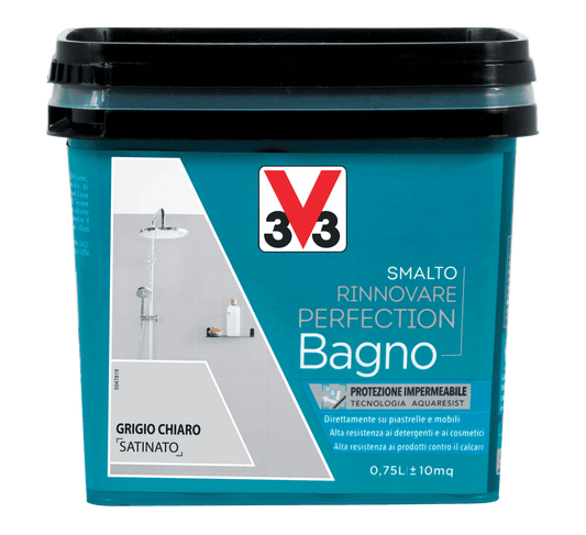 SMALTO PERFECTION BAGNO GRIGIO CHIARO ML.750