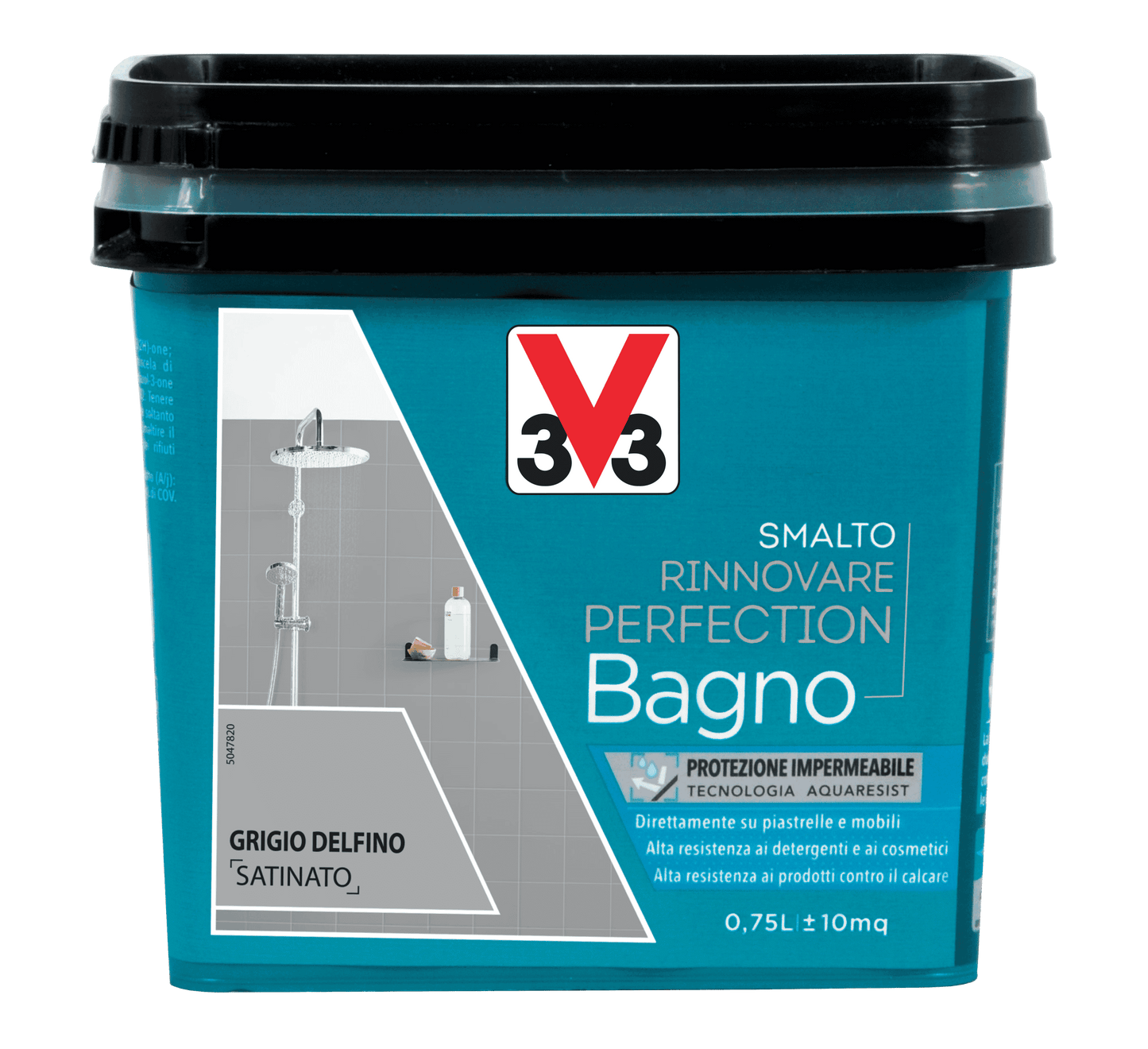 SMALTO PERFECTION BAGNO GRIGIO DELF. ML.750