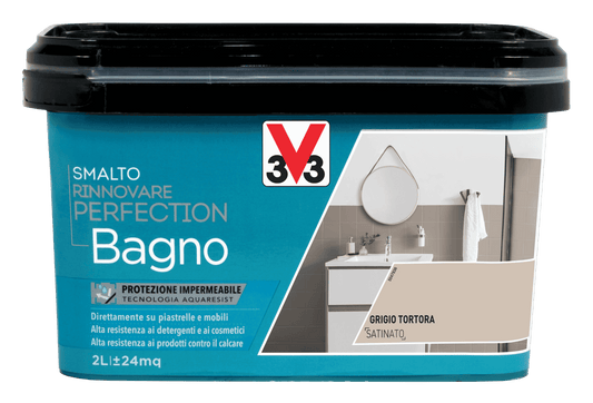SMALTO PERFECTION BAGNO GRIGIO TORT. LT.2