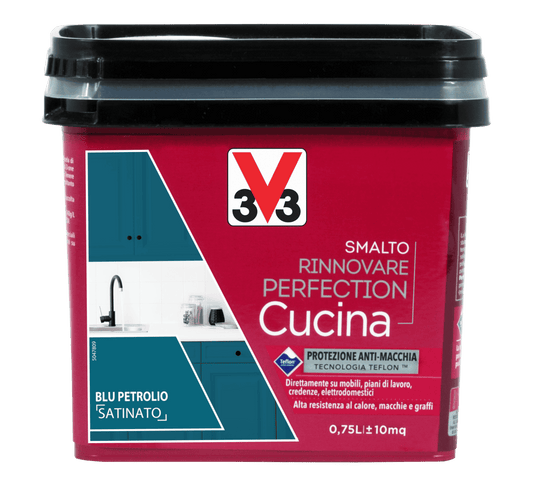 SMALTO PERFECTION CUCINA BLU PETR. ML.750