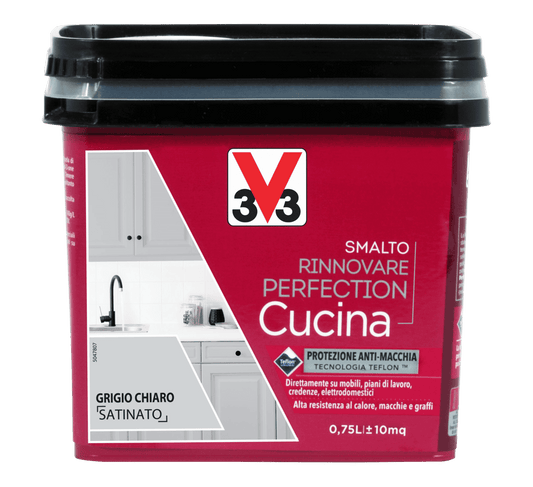 SMALTO PERFECTION CUCINA GRIGIO CHIA. ML.750
