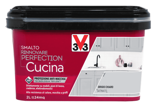 SMALTO PERFECTION CUCINA GRIGIO CHI. LT.2