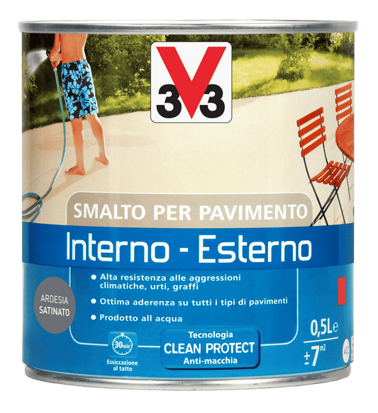 SMALTO ACQUA X PAV. I/E ARDESIA ML.500