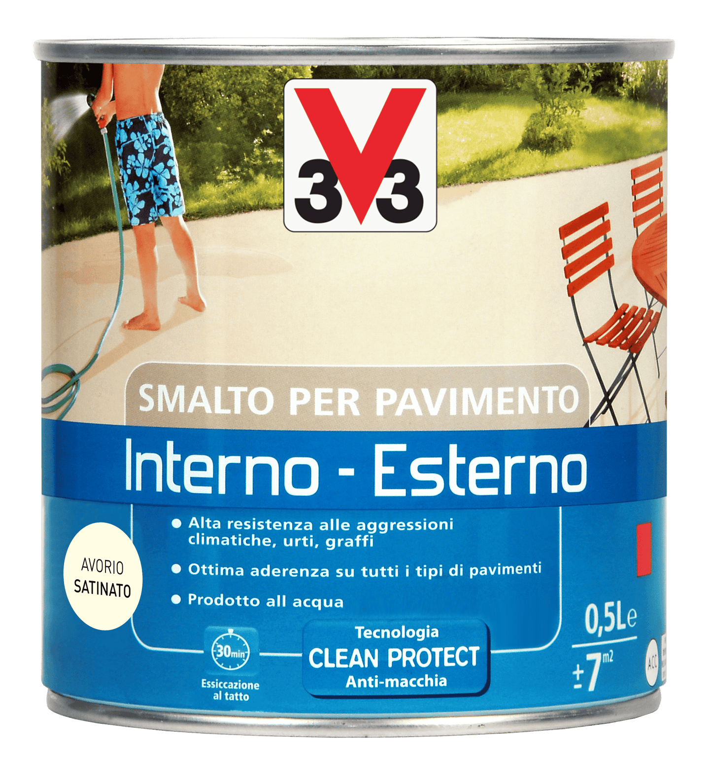 SMALTO ACQUA X PAV. I/E AVORIO ML.500