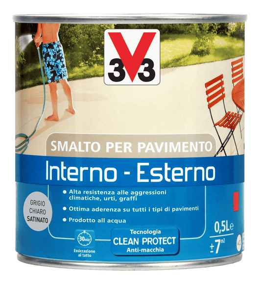 SMALTO ACQUA X PAV. I/E GRIGIO CH. ML.500