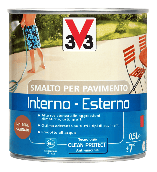 SMALTO ACQUA X PAV. I/E MATTONE ML.500