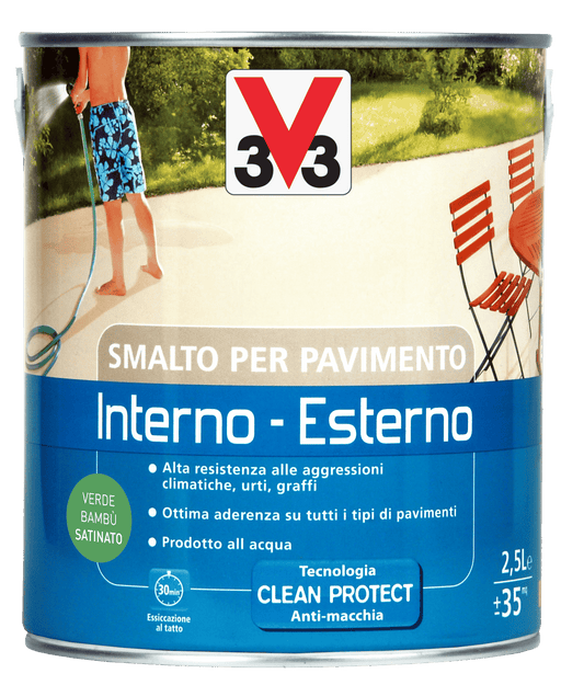 SMALTO ACQUA X PAV. I/E VERDE BAMBU LT.2,5