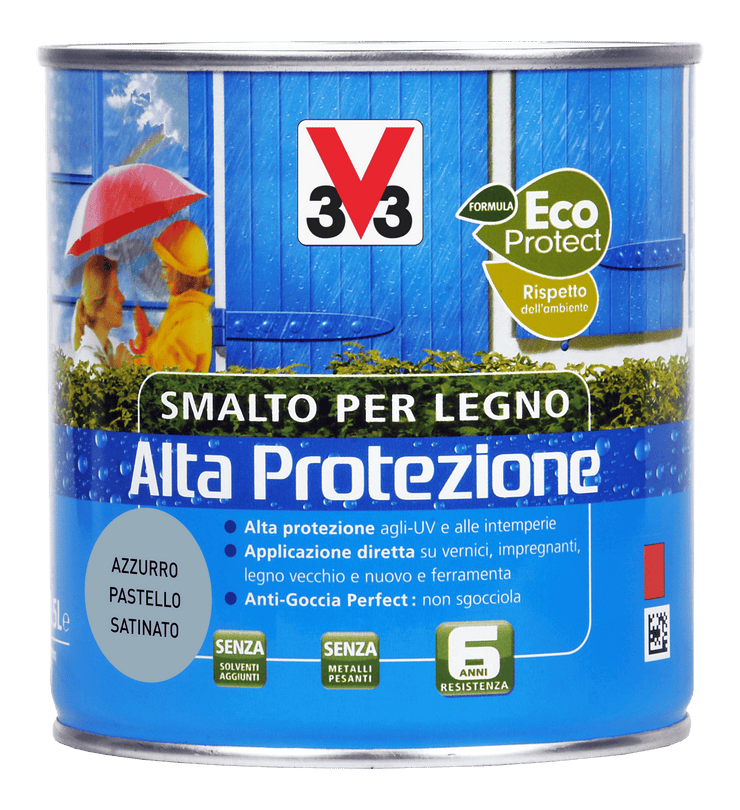 SMALTO A.P. X LEGNO AZZURRO PAST. ML. 500