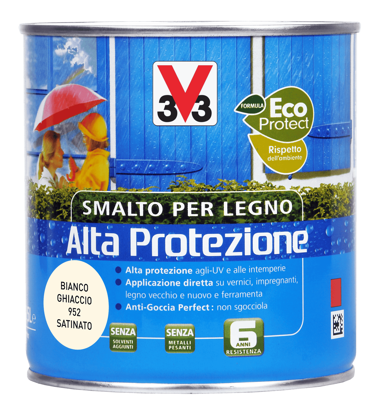 SMALTO A.P. X LEGNO BIANCO GHIACCIO ML. 500