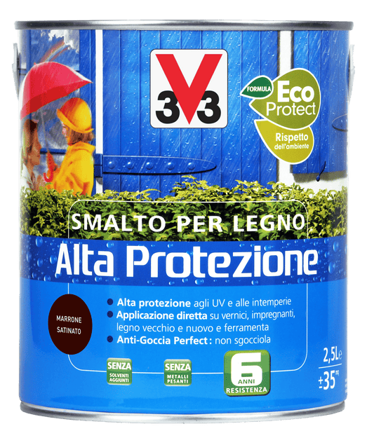 SMALTO A.P. X LEGNO MARRONE LT. 2,5