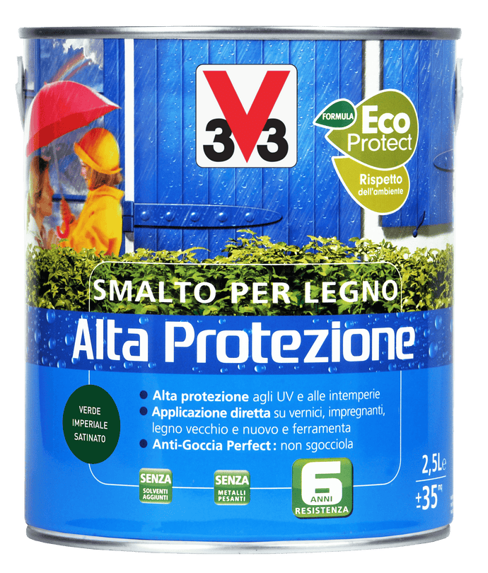 SMALTO A.P. X LEGNO VERDE IMPER. LT. 2,5