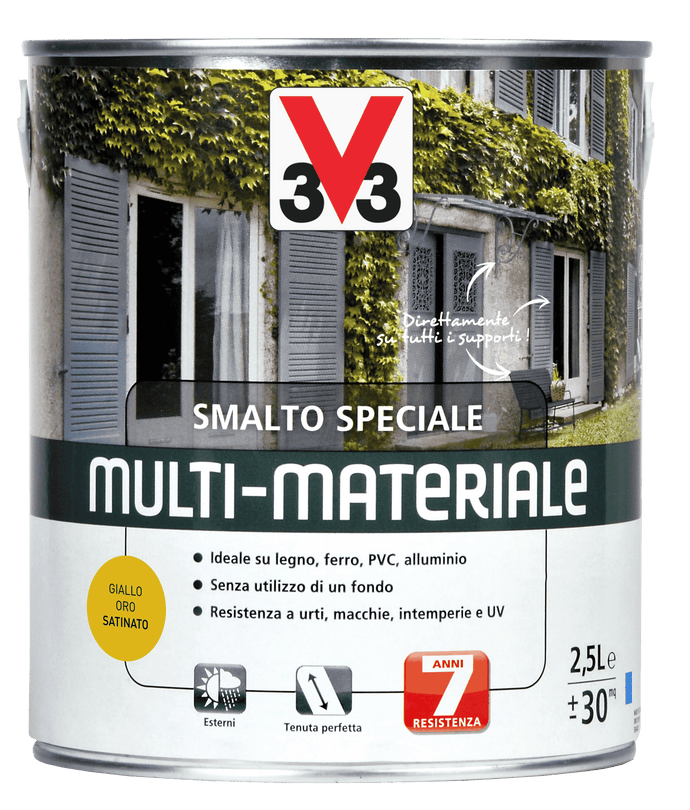 SMALTO 4 IN 1 GIALLO ORO  LT.2,5