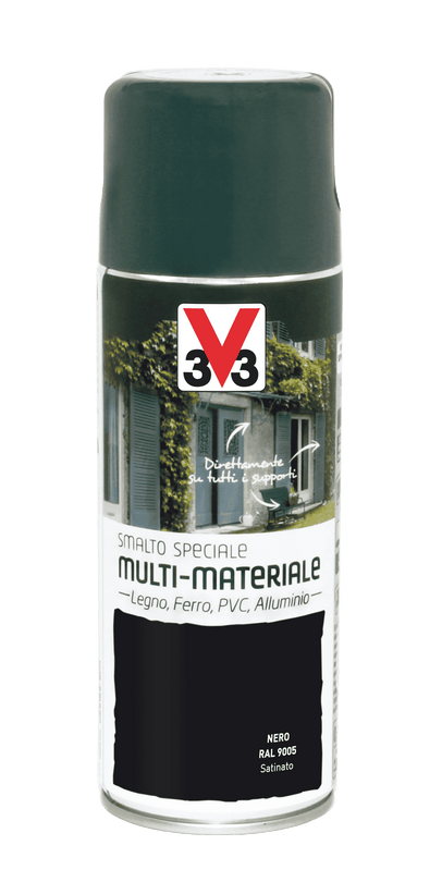 SMALTO SPRAY 4 IN 1 NERO ML.400 RAL9005