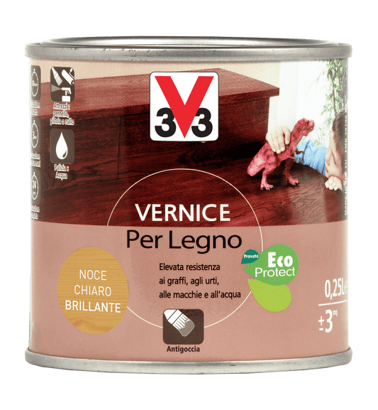 VERNIS LEGNO LUCIDA NOCE CH. ML.250