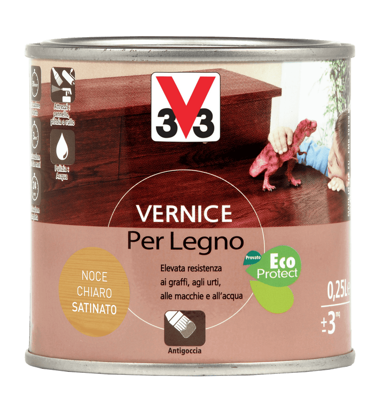 VERNIS LEGNO SATINATO NOCE CH. ML.250