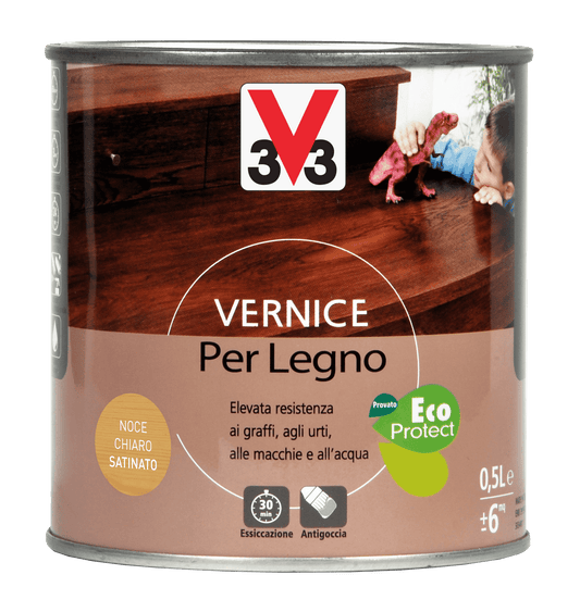 VERNIS LEGNO SATINATO NOCE CH. ML.500