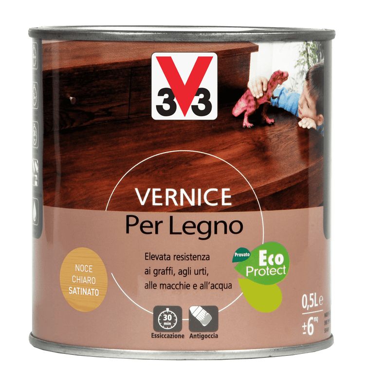 VERNIS LEGNO SATINATO NOCE CH. ML.500